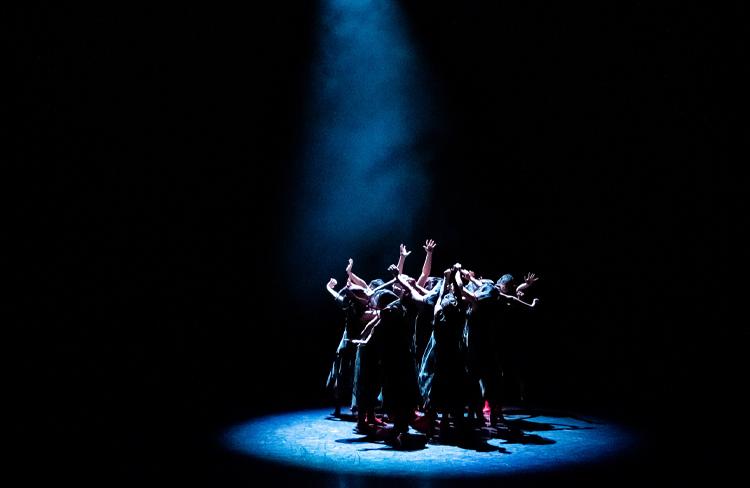 dancers in a circle